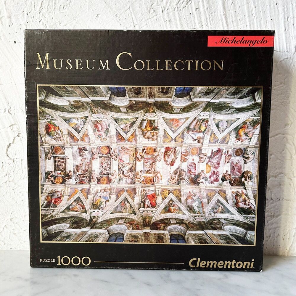 Clementoni Museum Collection Michelangelo Sistene Chapel 1000 Piece Puzzle